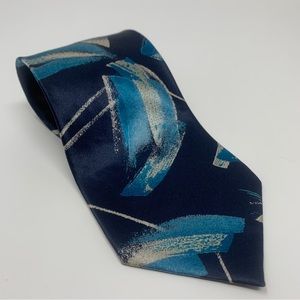 1980s - Oscar de La Renta Neckwear Couture Collection Men's 100% Silk Tie